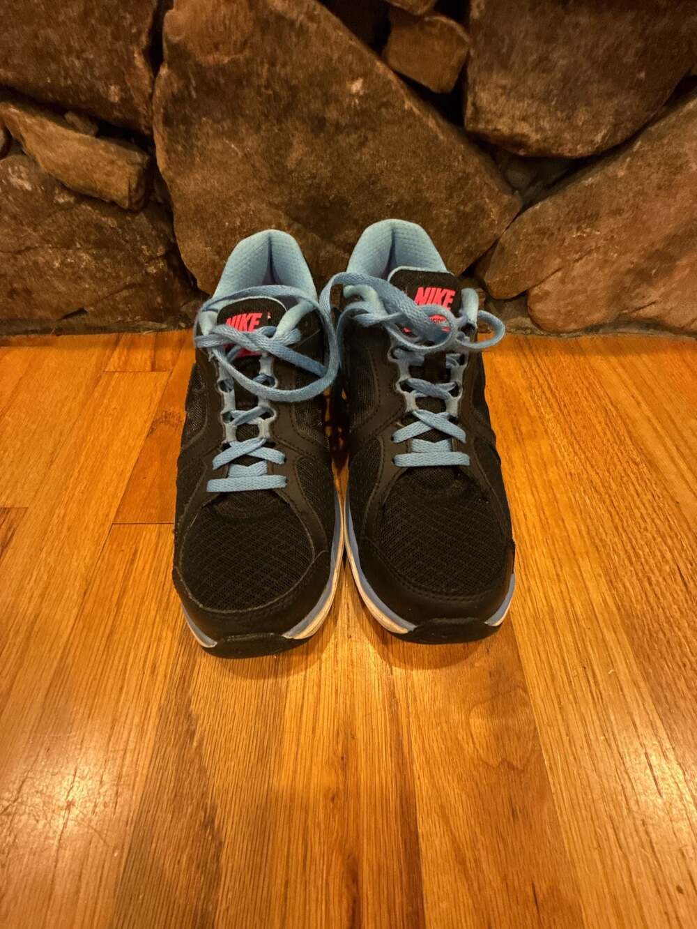 Nike Dual Fusion ST 3 Women's Running Shoes Black Blue Pink Size US 6